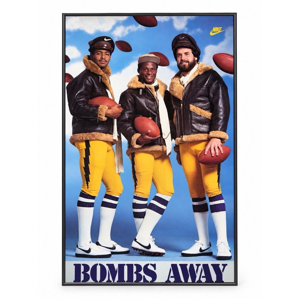 Nike Bombs Away San Diego Chargers Football Poster 22 × 36 Unframed
